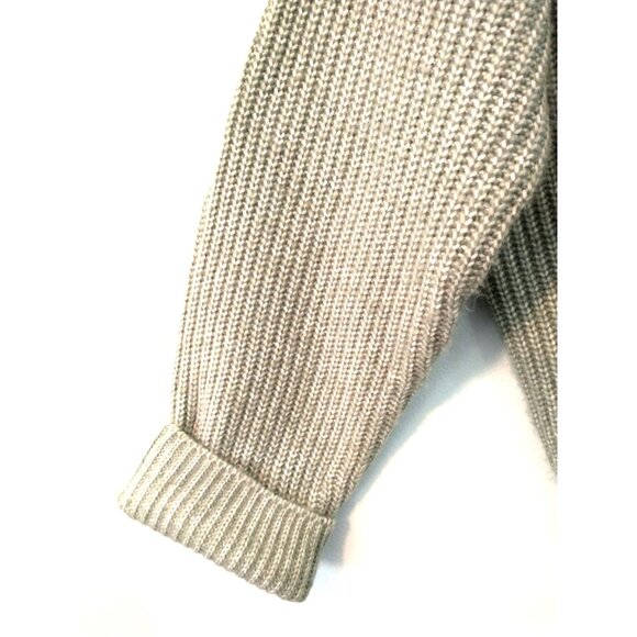 Jessica Simpson Women's Cardigan Buttons Sage Green Cropped Sweater - Large - Picture 6 of 9